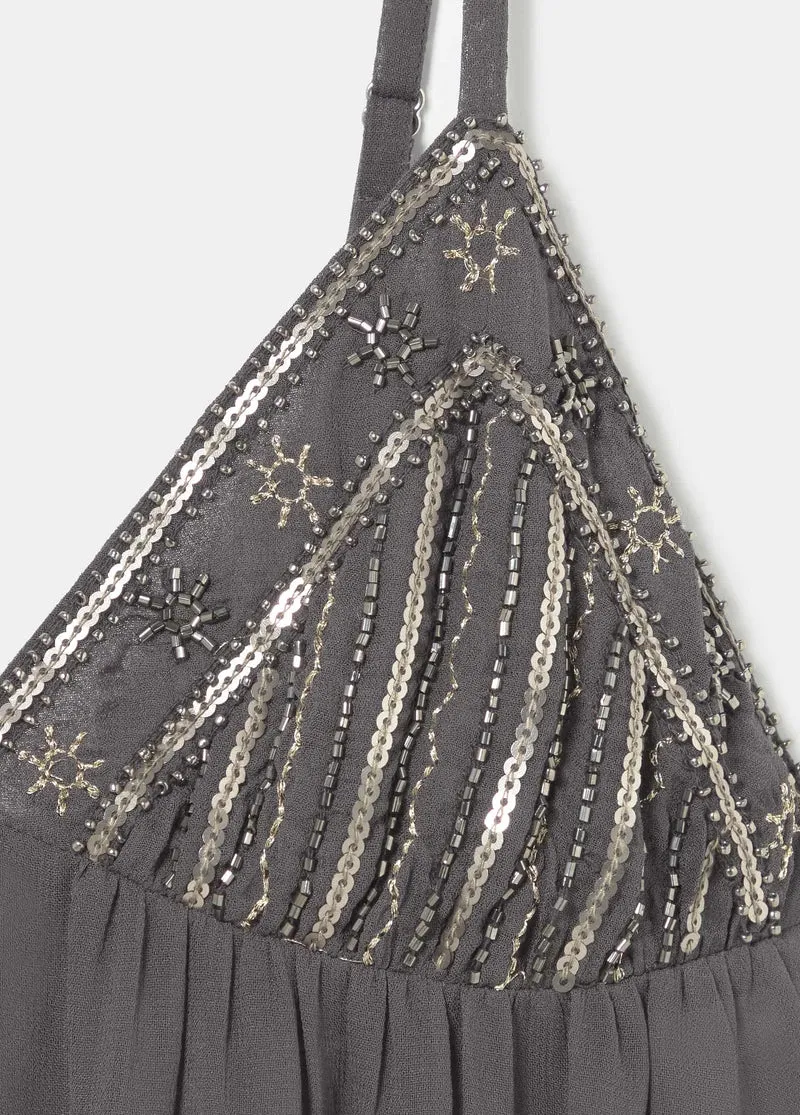 Beaded strap top