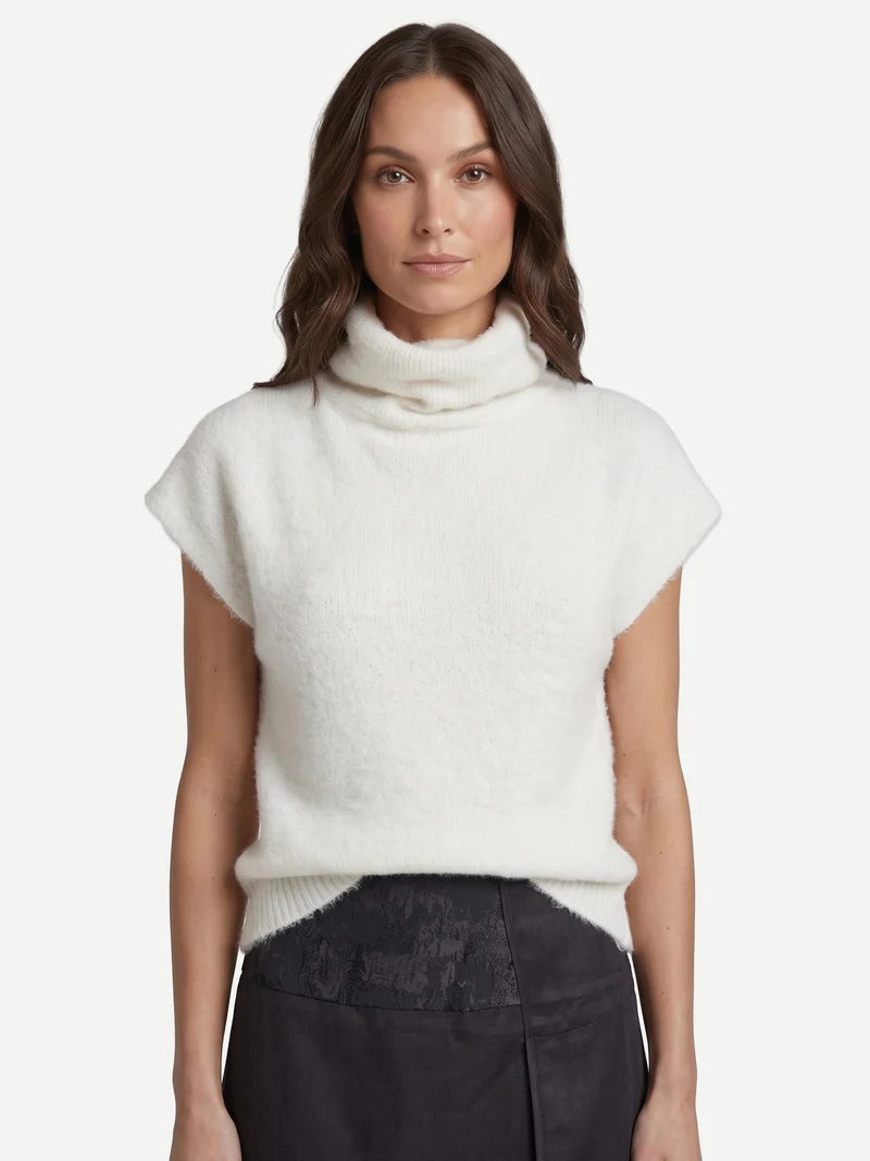 FENJA Strickbluse - Creme