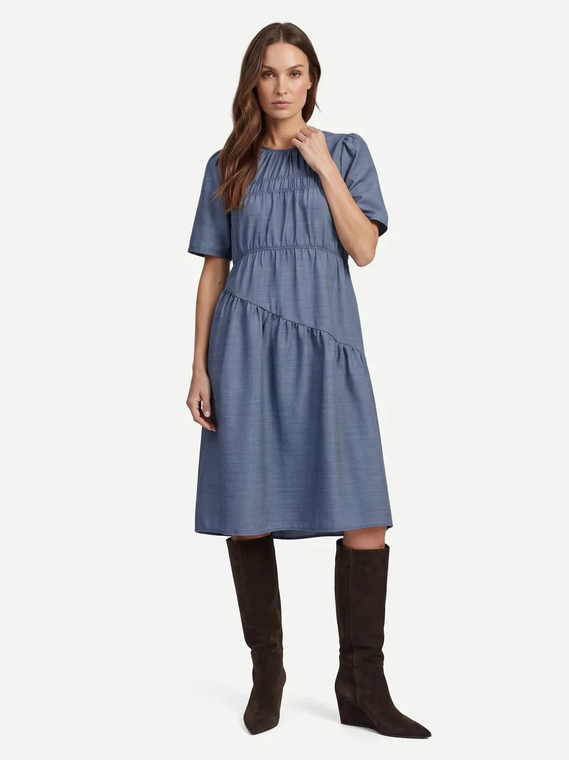 DAHLIA Kleid - Blue