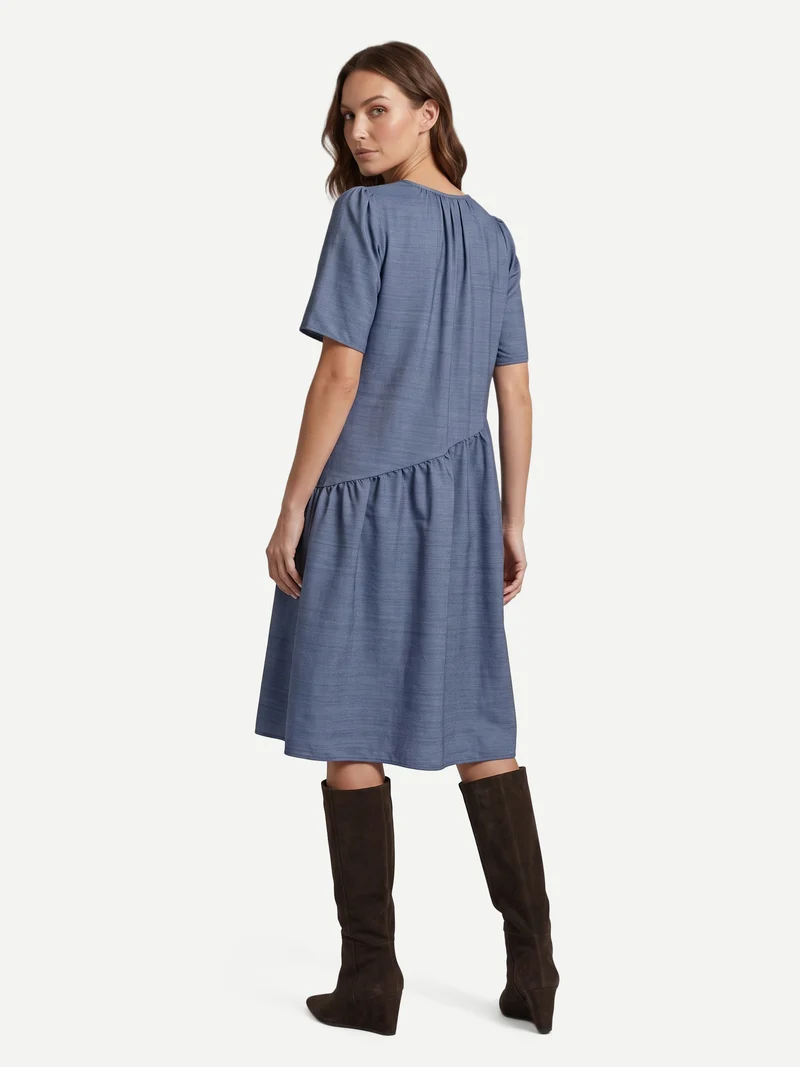 DAHLIA Kleid - Blue