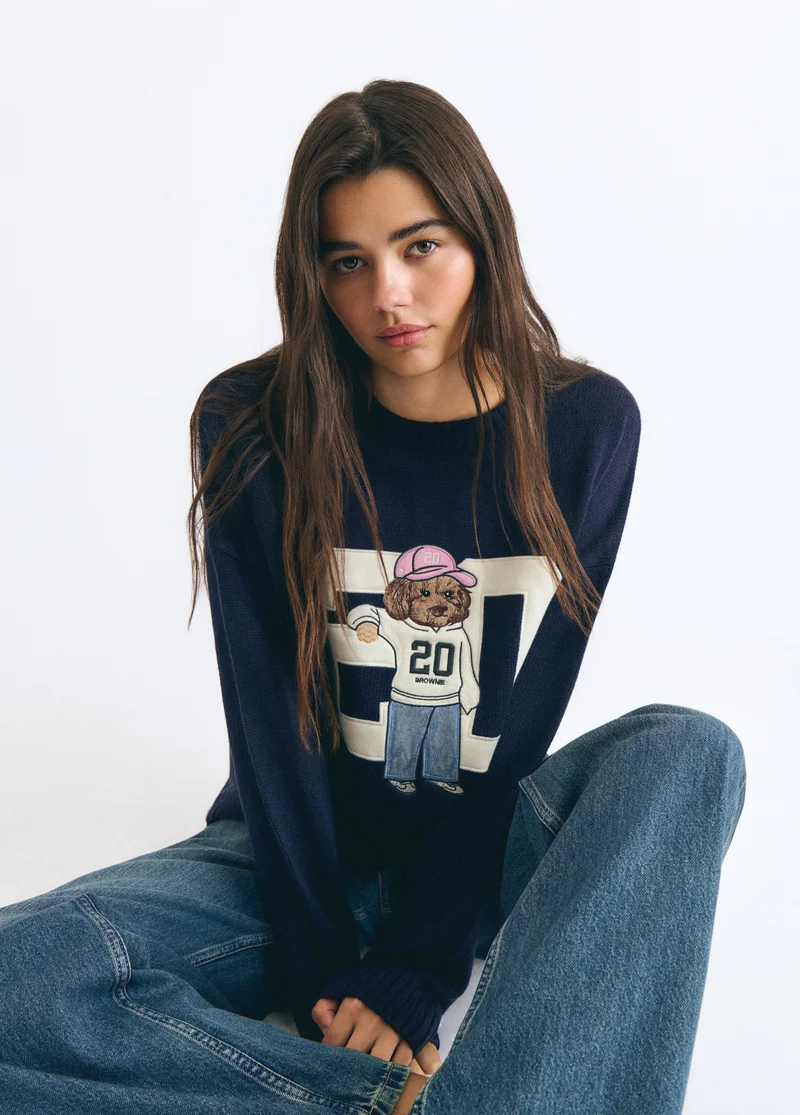 Number 20 dog sweater