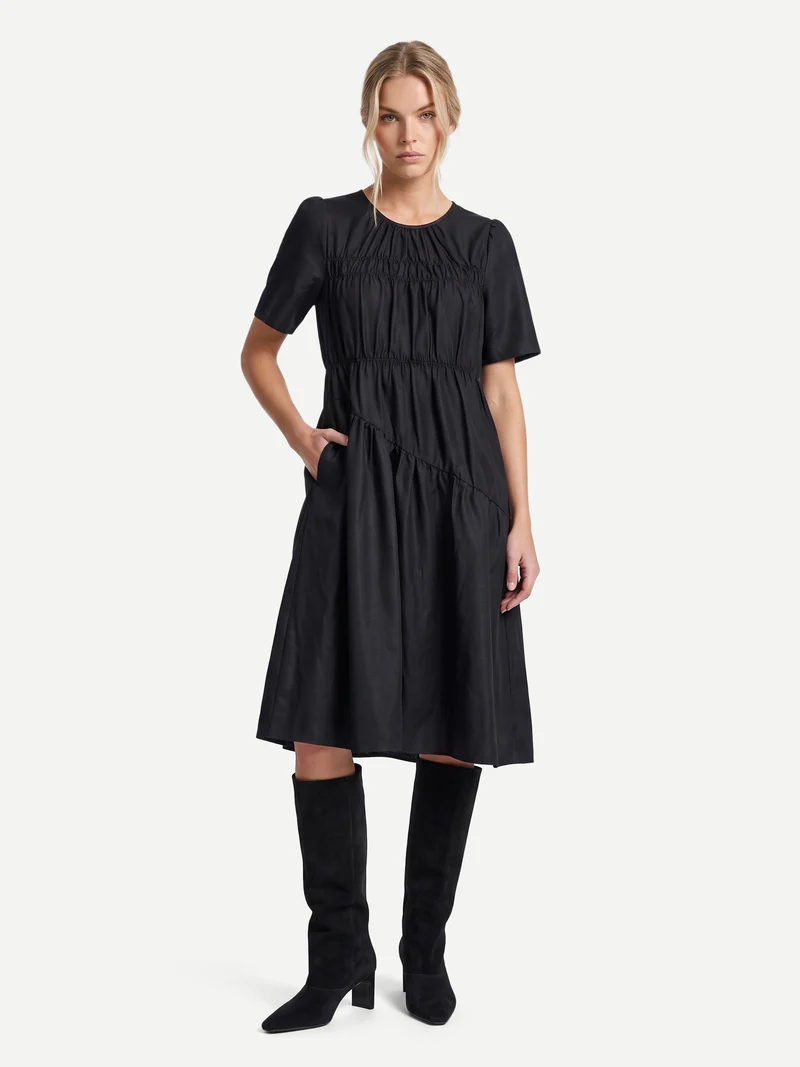 DAHLIA Kleid - Schwarz