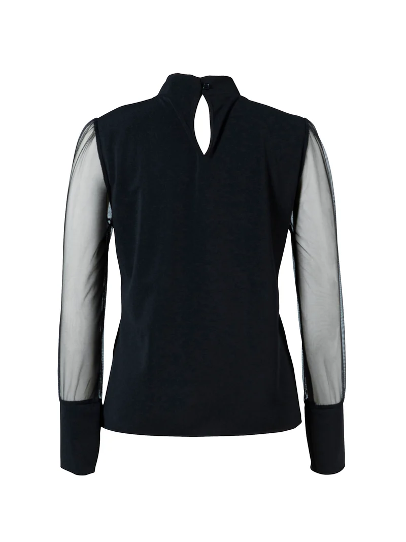 SAFINA Bluse - Schwarz