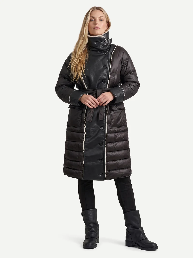 ARISA lange Jacke - Schwarz