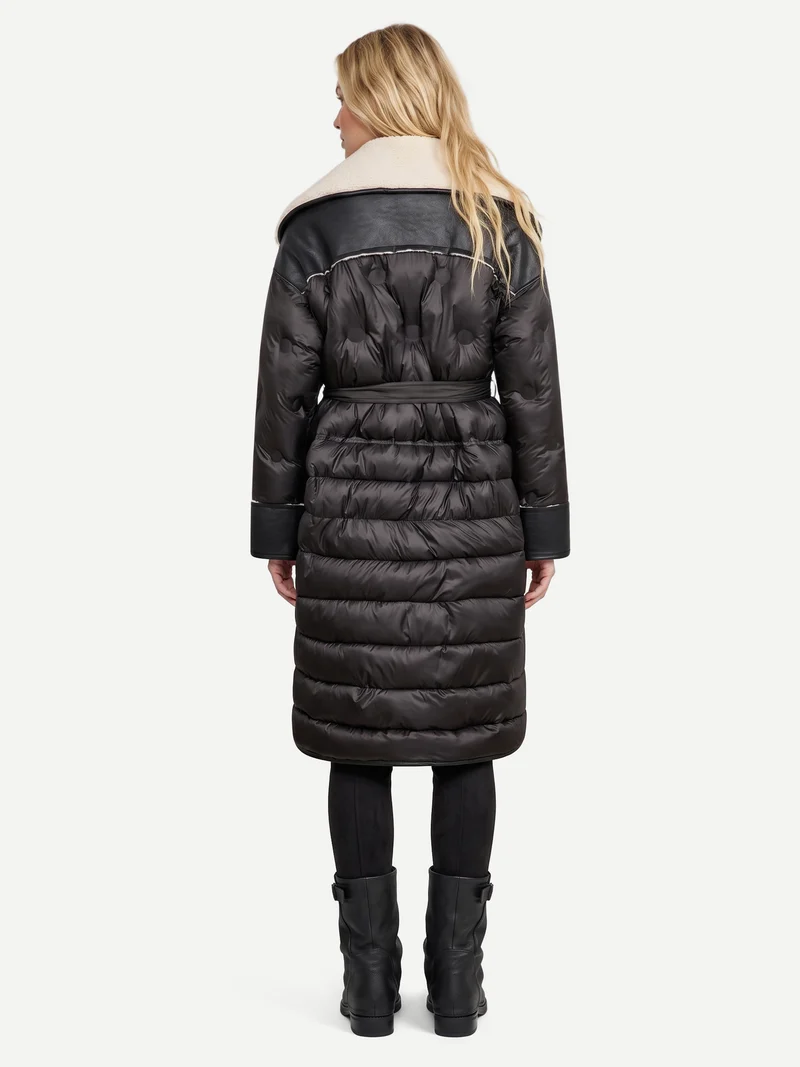 ARISA lange Jacke - Schwarz