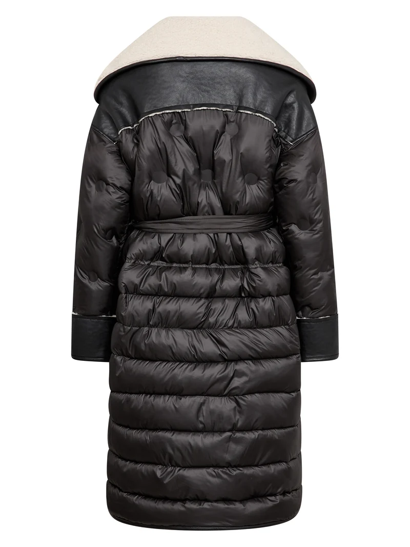 ARISA lange Jacke - Schwarz