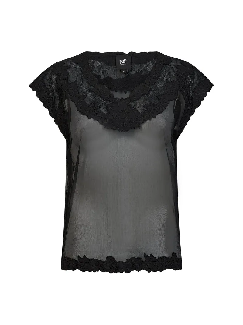 EBONI Top - Schwarz
