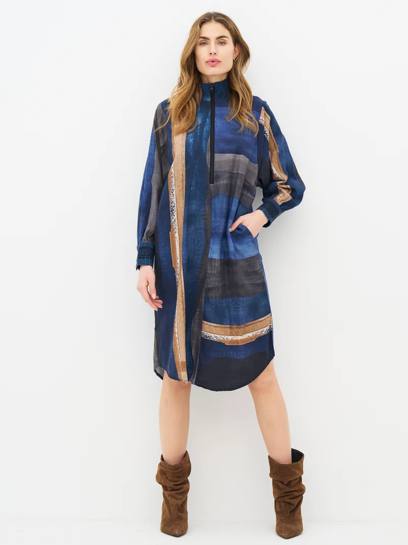 EVER Dress - Navy Mix