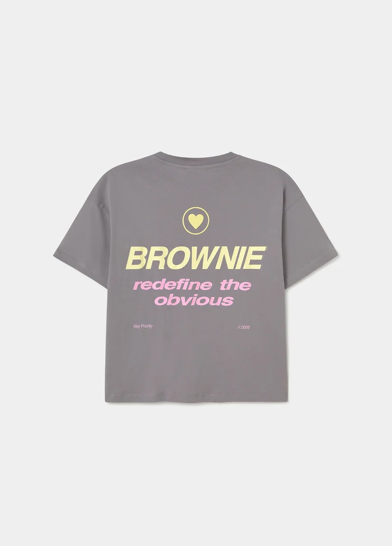 Back text t-shirt