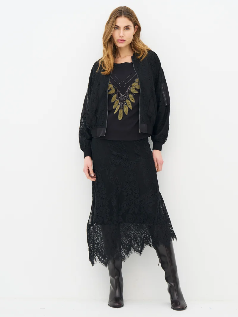 ERIN T-Shirt - Schwarz
