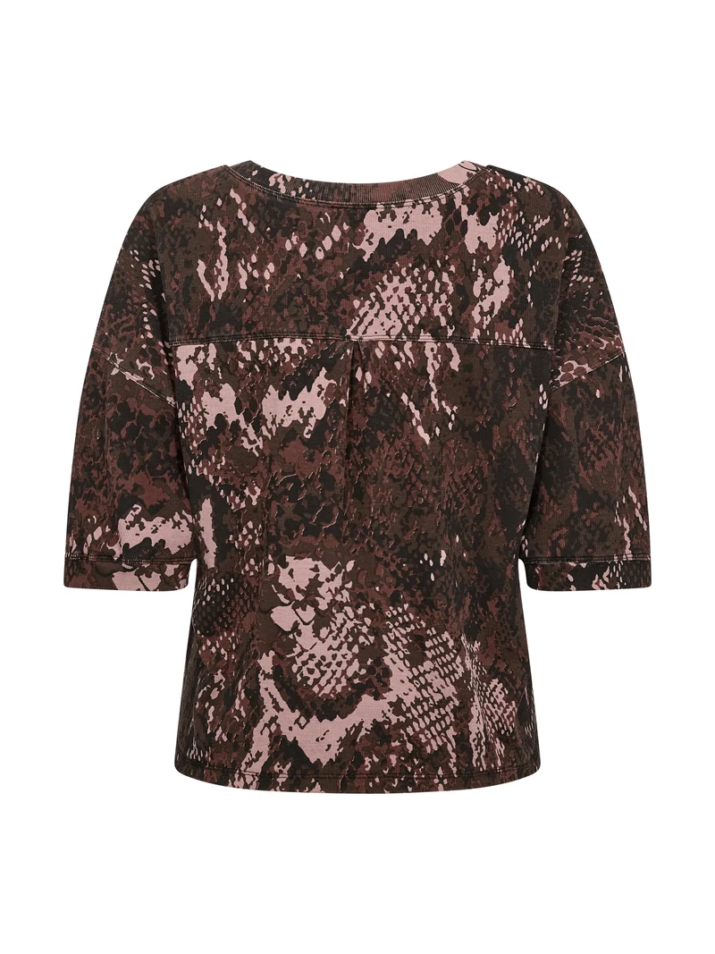 ENOLA T-Shirt - Rose Snake