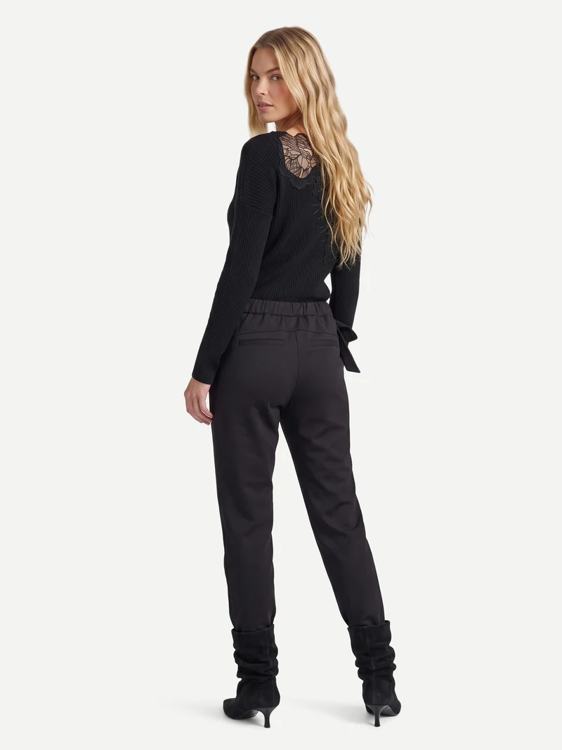FIE Strickbluse - Schwarz
