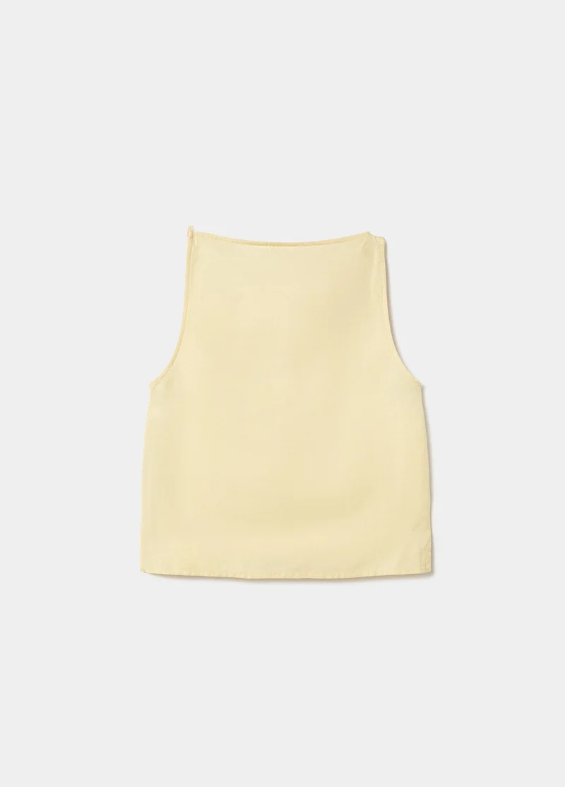 Linen flap top