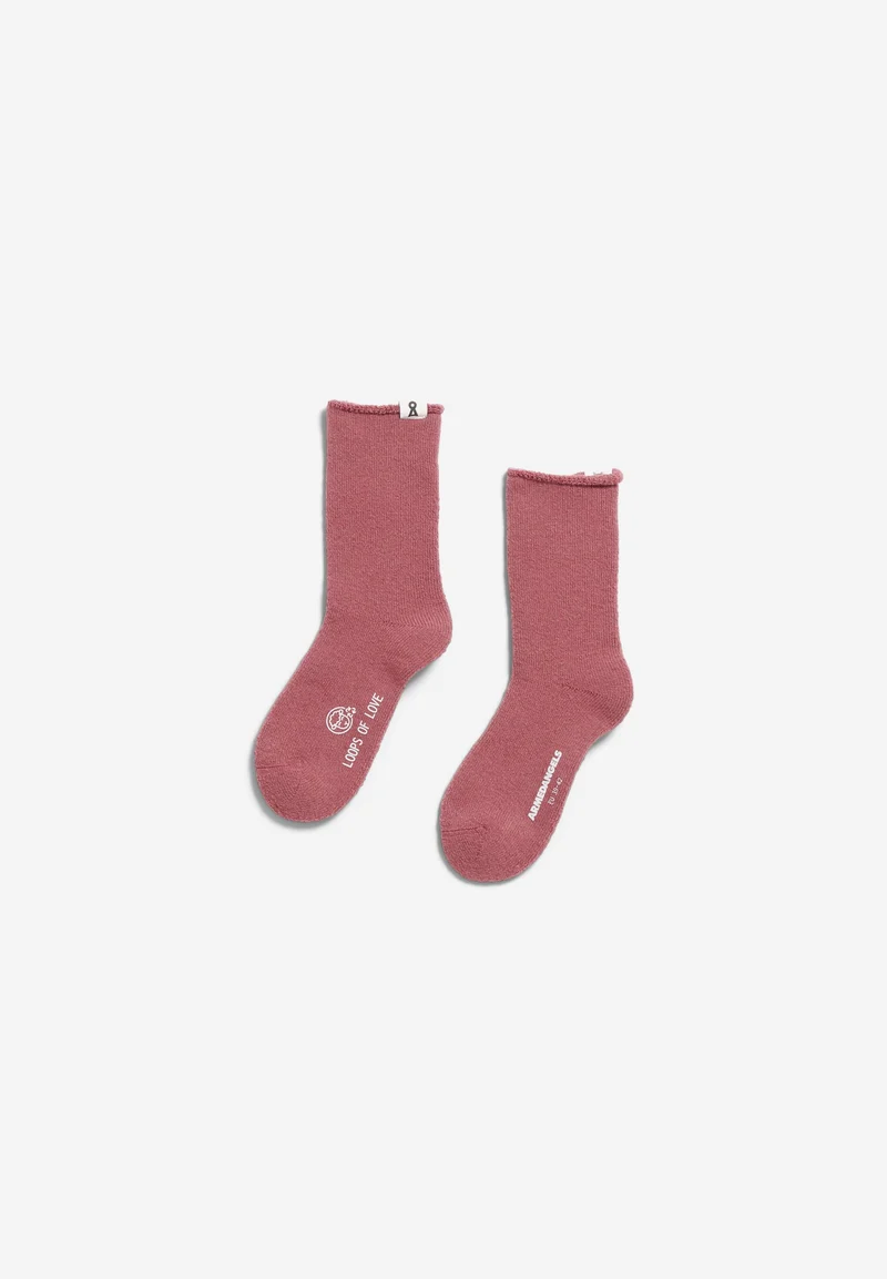 RECYCELTE WOLLE SOCKEN | velvet ember