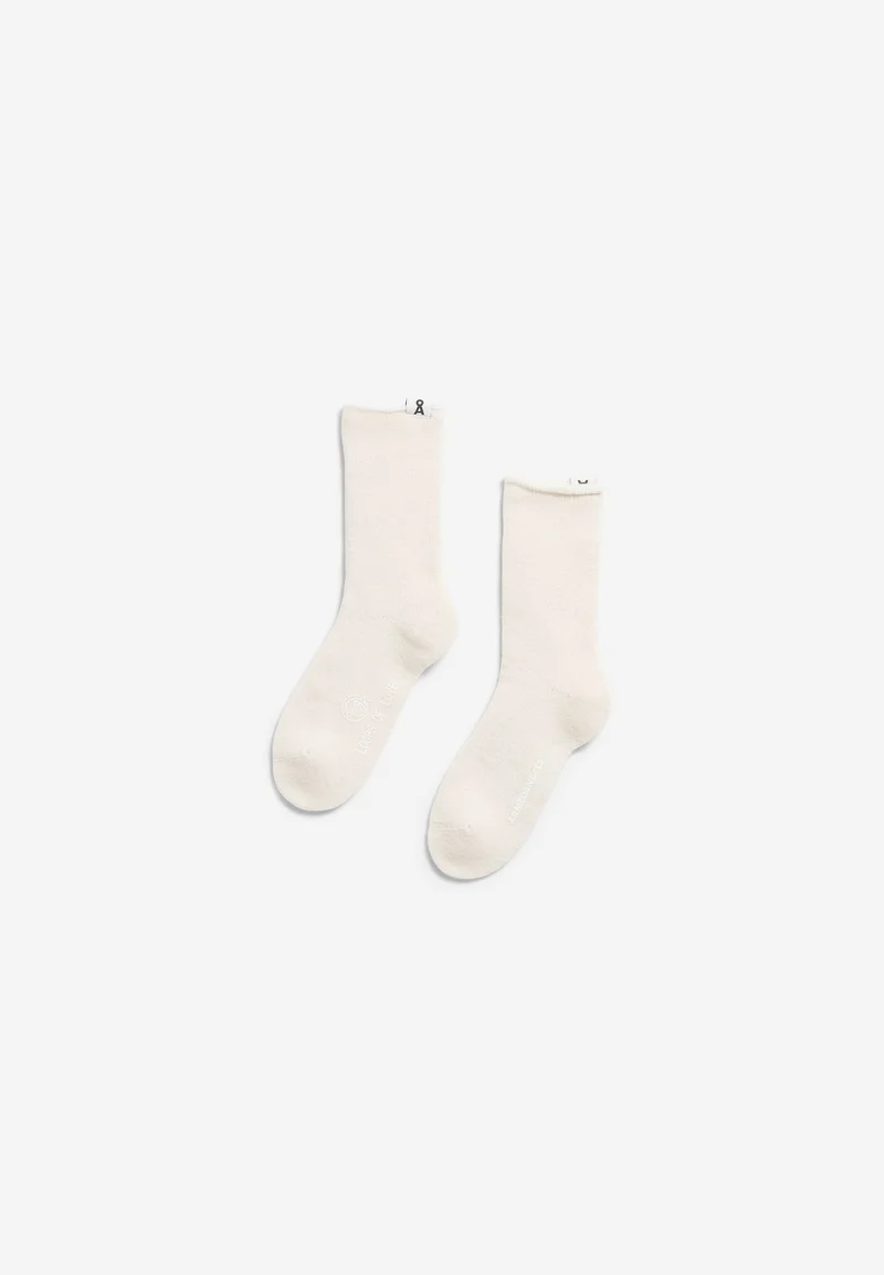 RECYCELTE WOLLE SOCKEN | oatmilk