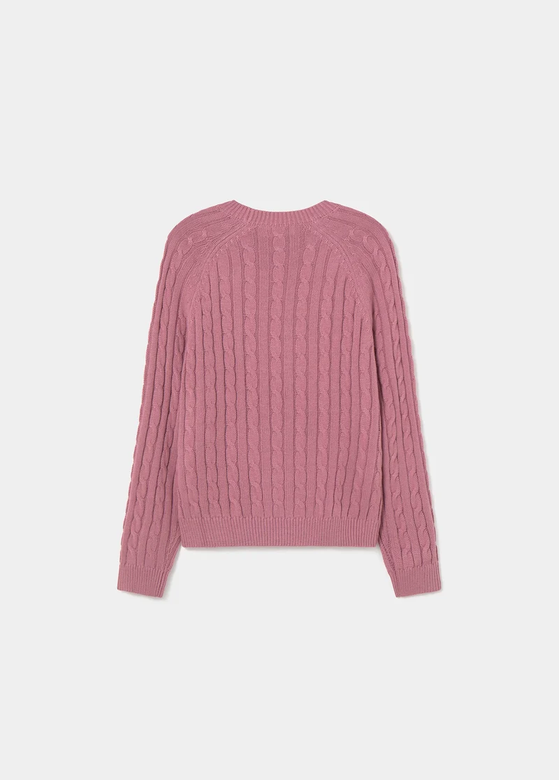 Puppy crew-neck sweater