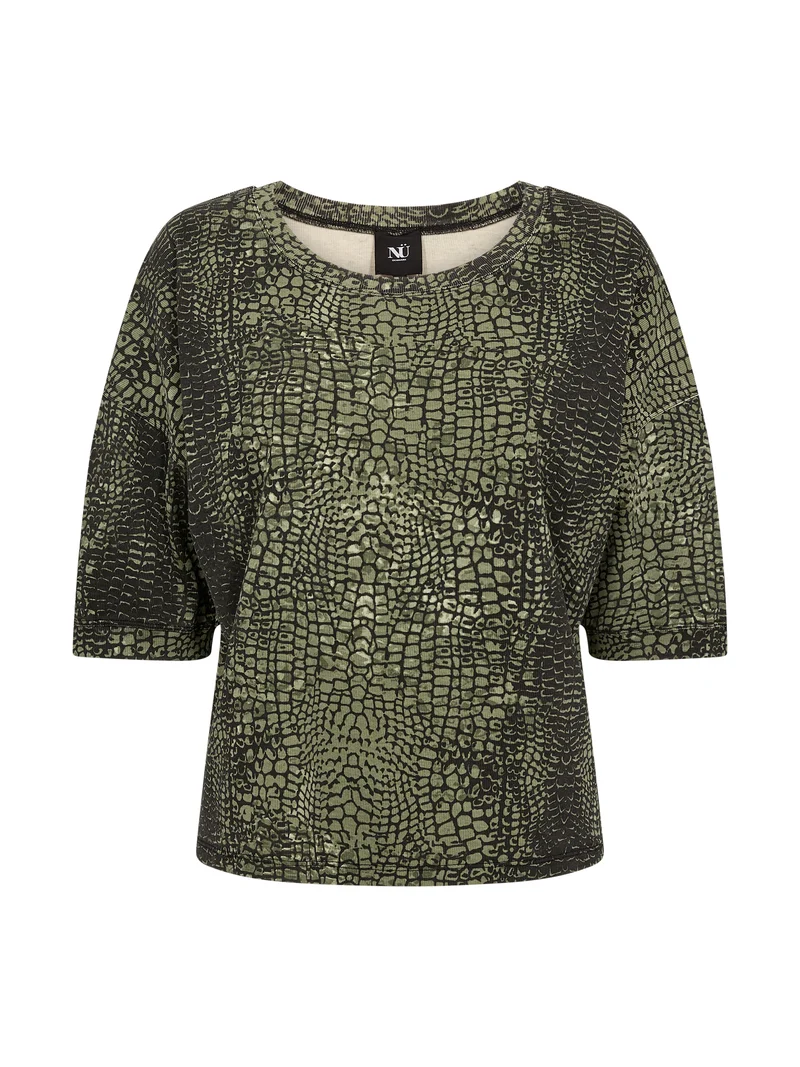 ENOLA T-Shirt - Army Croco