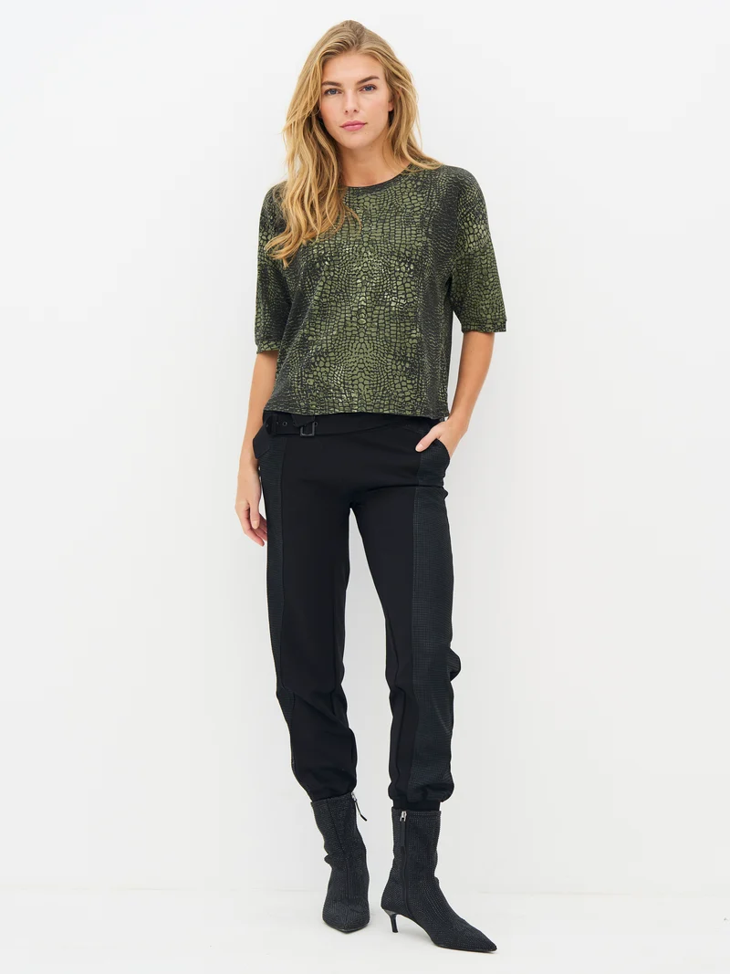 ENOLA T-Shirt - Army Croco