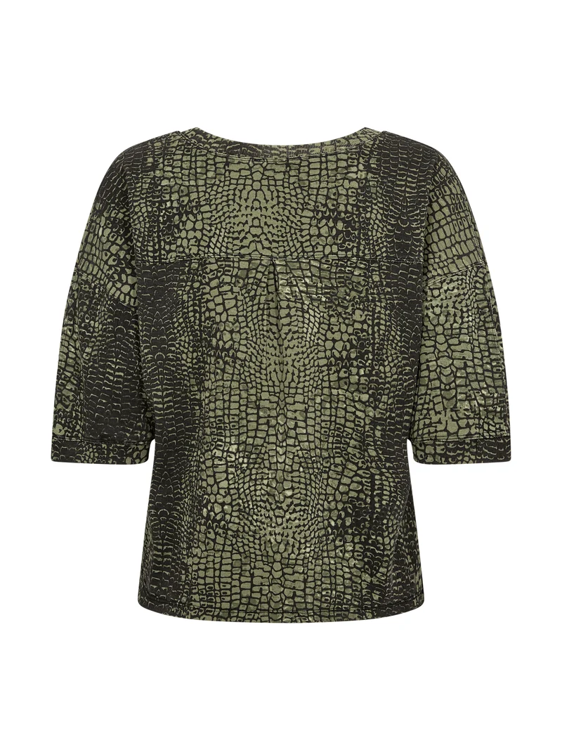 ENOLA T-Shirt - Army Croco