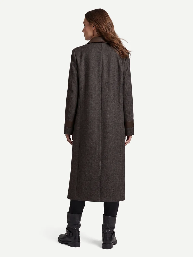 ENID Jacke lang - Brown