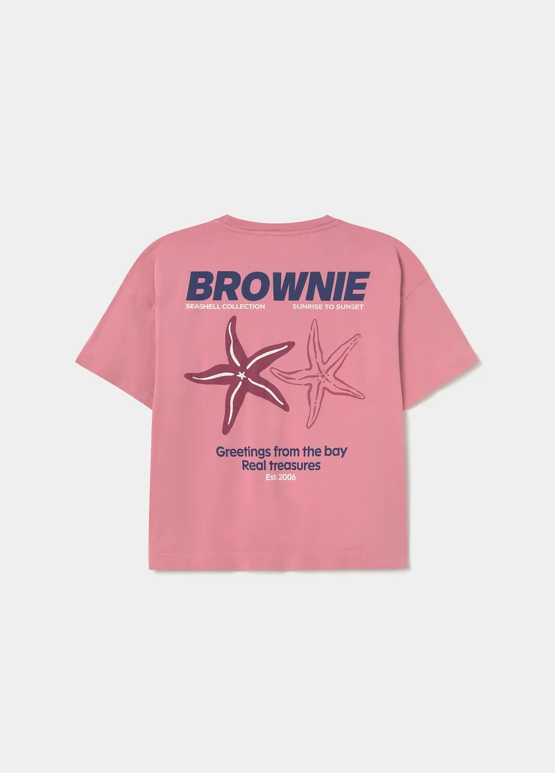 Star print T-shirt