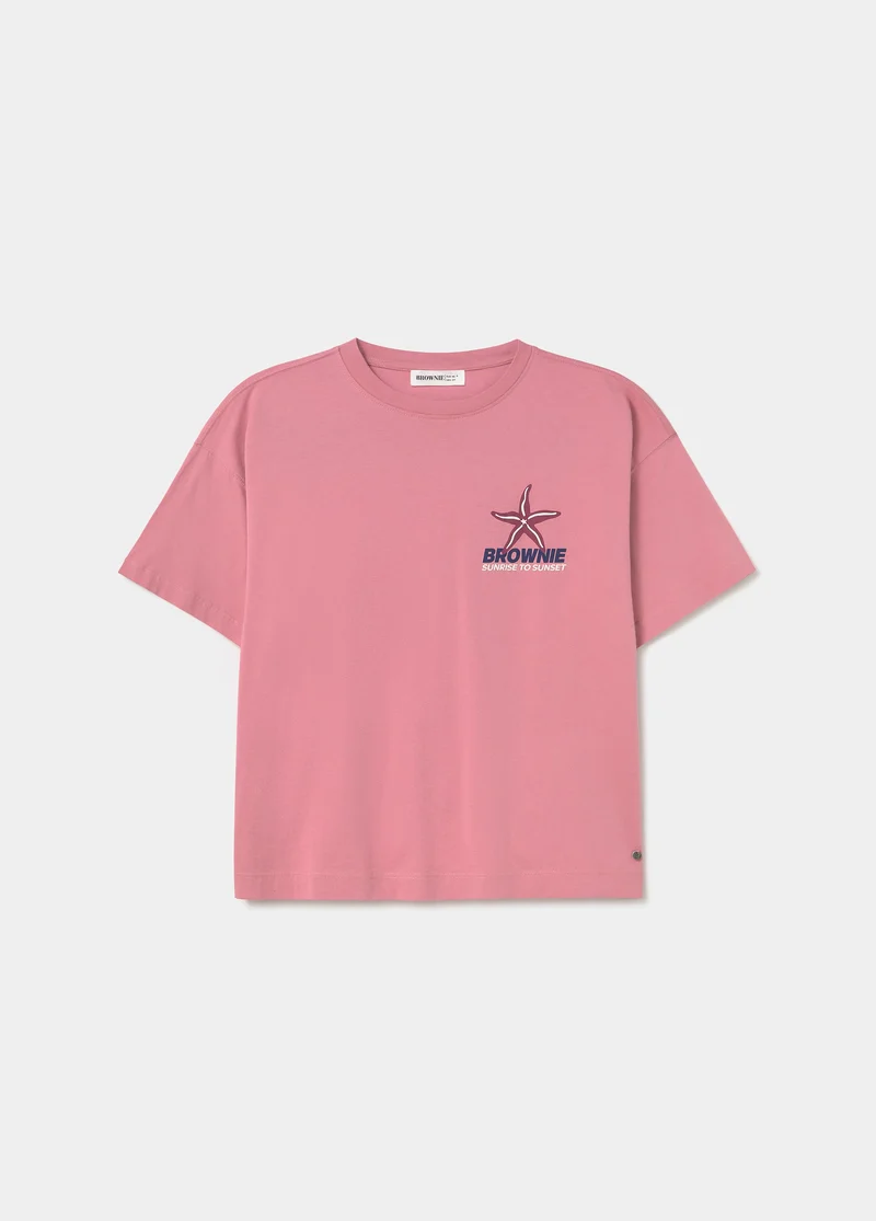 Star print T-shirt