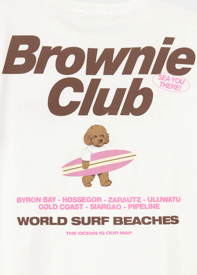 Surfer dog t-shirt