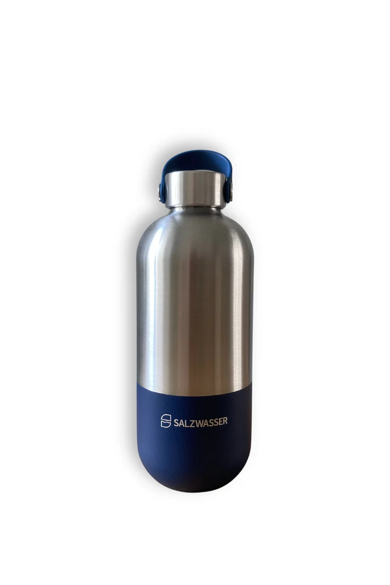 Edelstahl Trinkflasche 1000 ml Dunkelblau