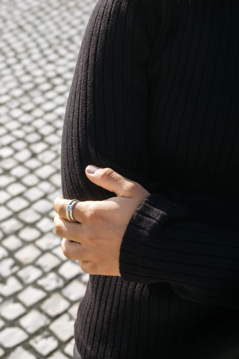 Rib Longsleeve Sofo Schwarz