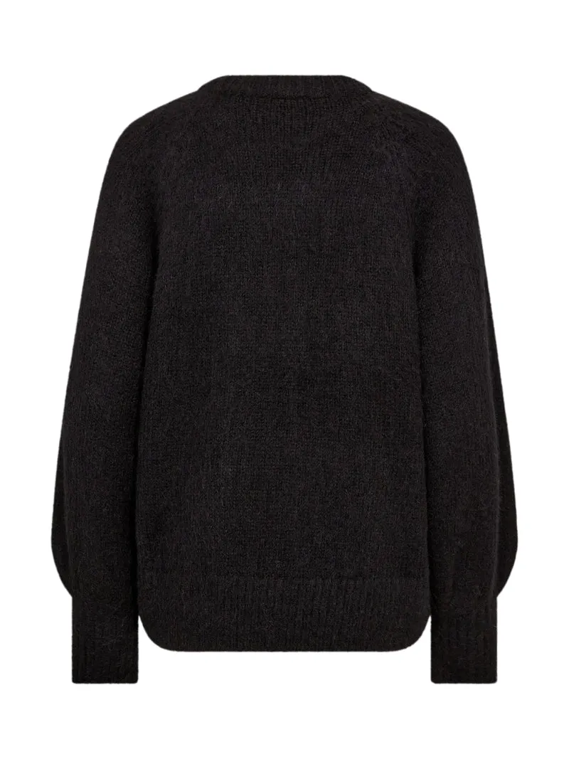 EVA Blouse Knit - Schwarz mix