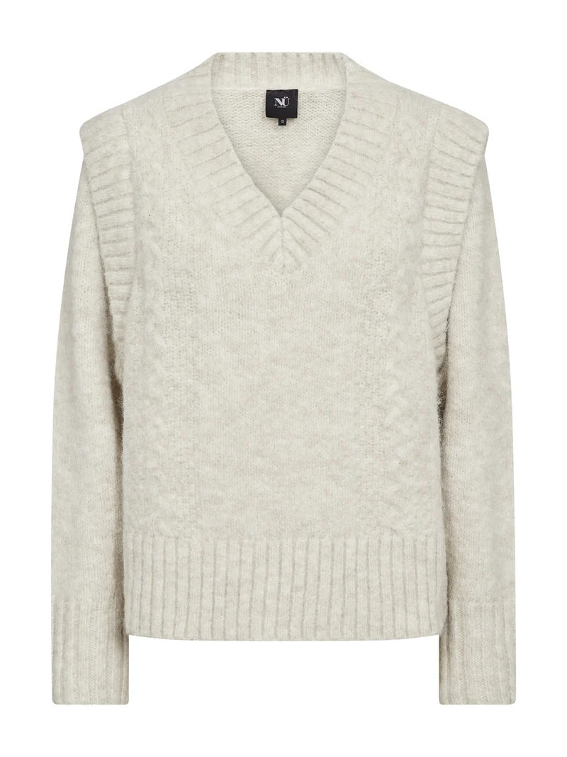 ENICE Strickbluse - Bone