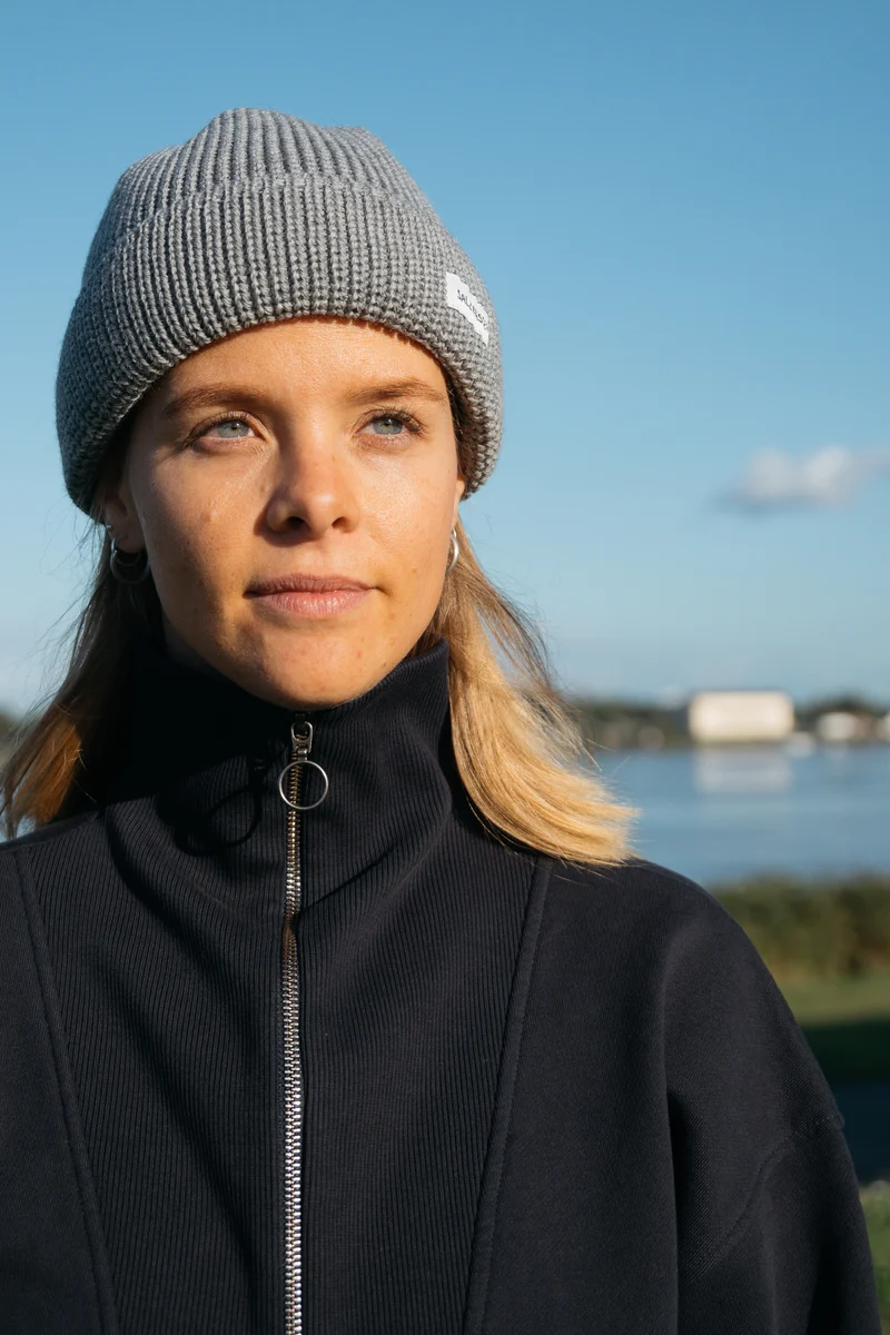 Half-Zip Sweater Brit Dunkelblau