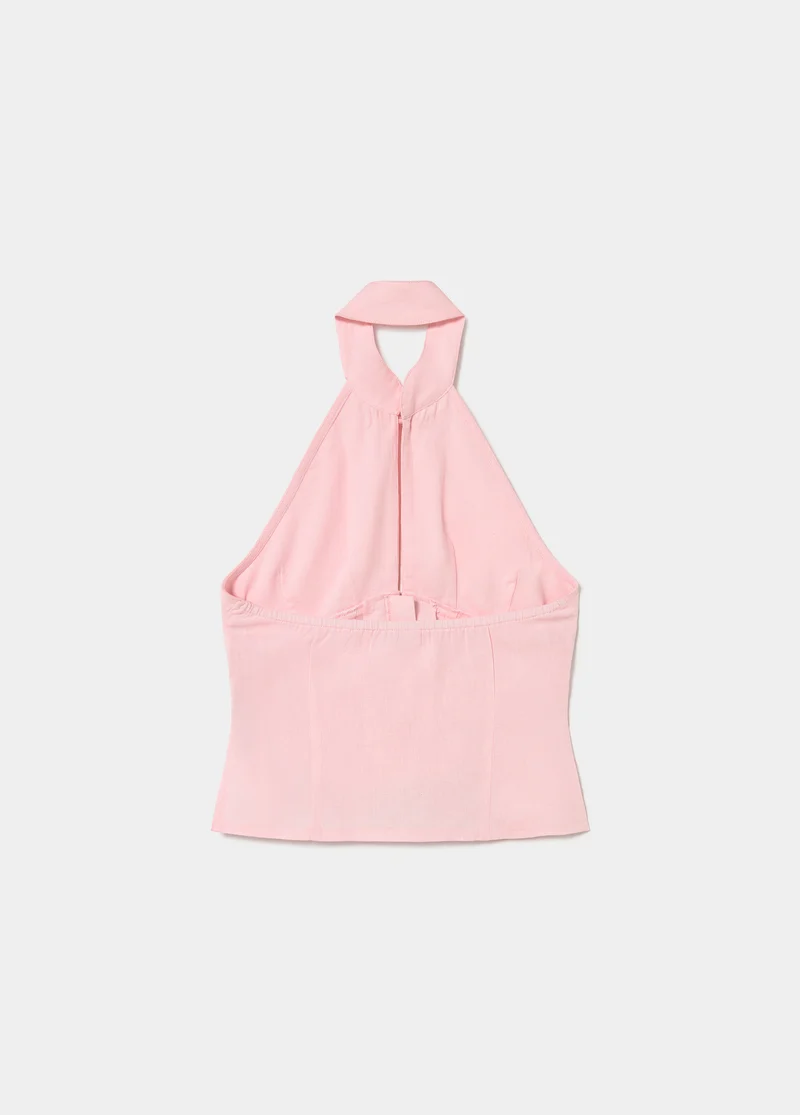 Mirror halter top