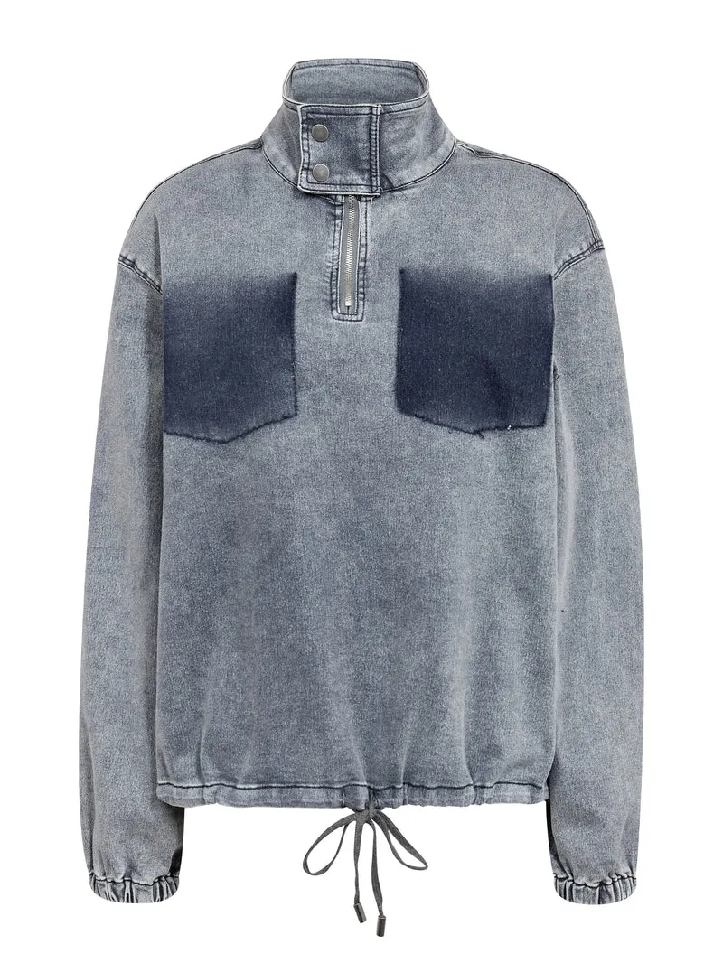 EVIE Bluse - Denim