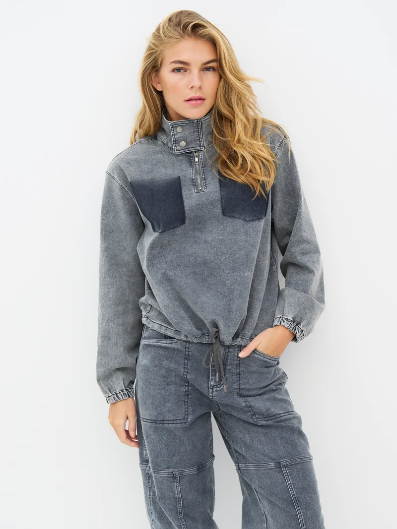 EVIE Bluse - Denim