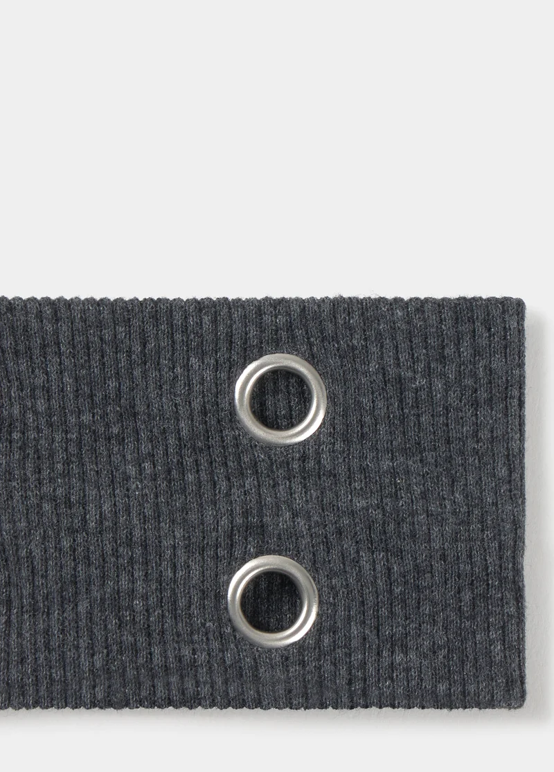 Eyelet hair ribbon