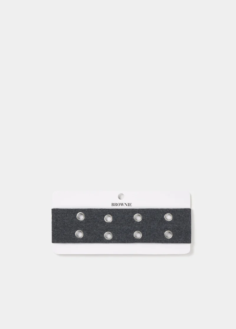 Eyelet hair ribbon