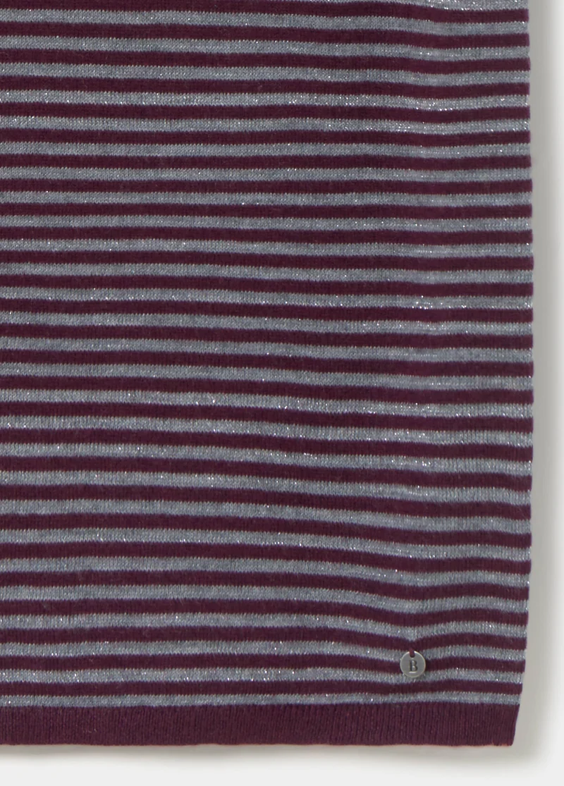 Lurex striped sweater