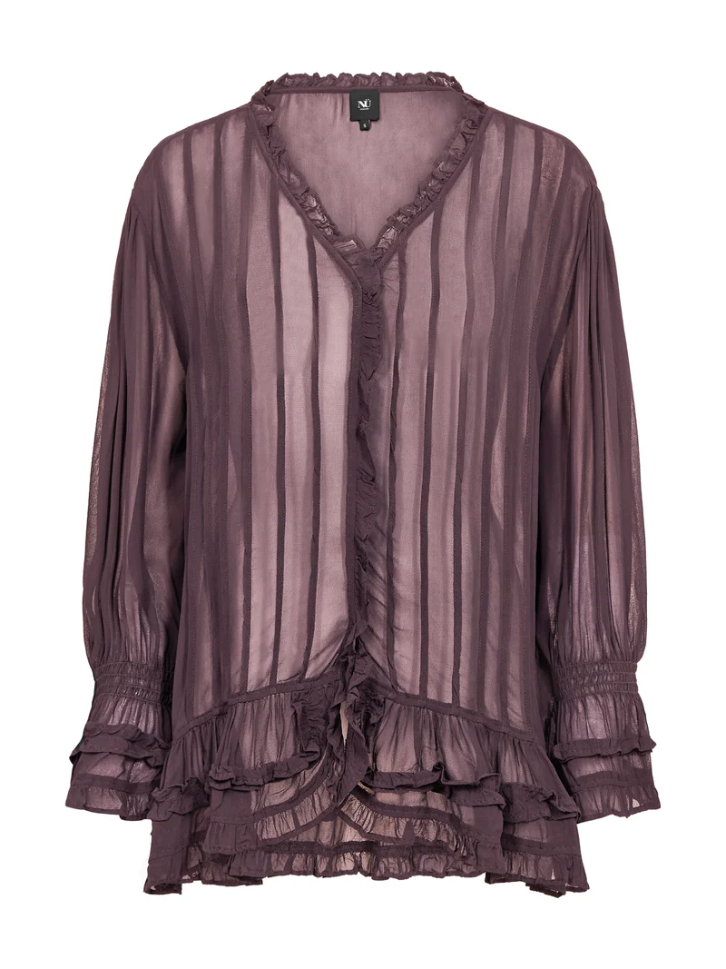 FELINE Bluse - Plum
