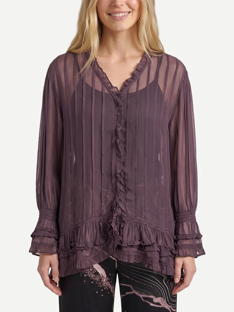 FELINE Bluse - Plum