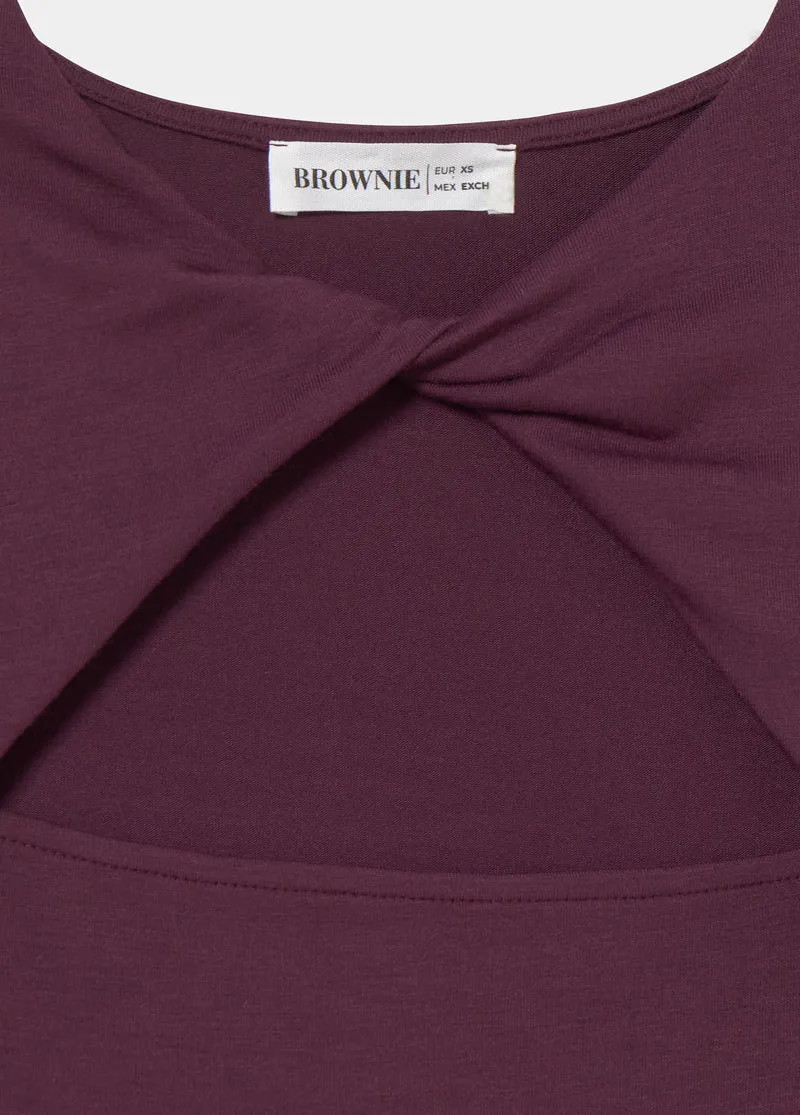 Front cut-out T-shirt