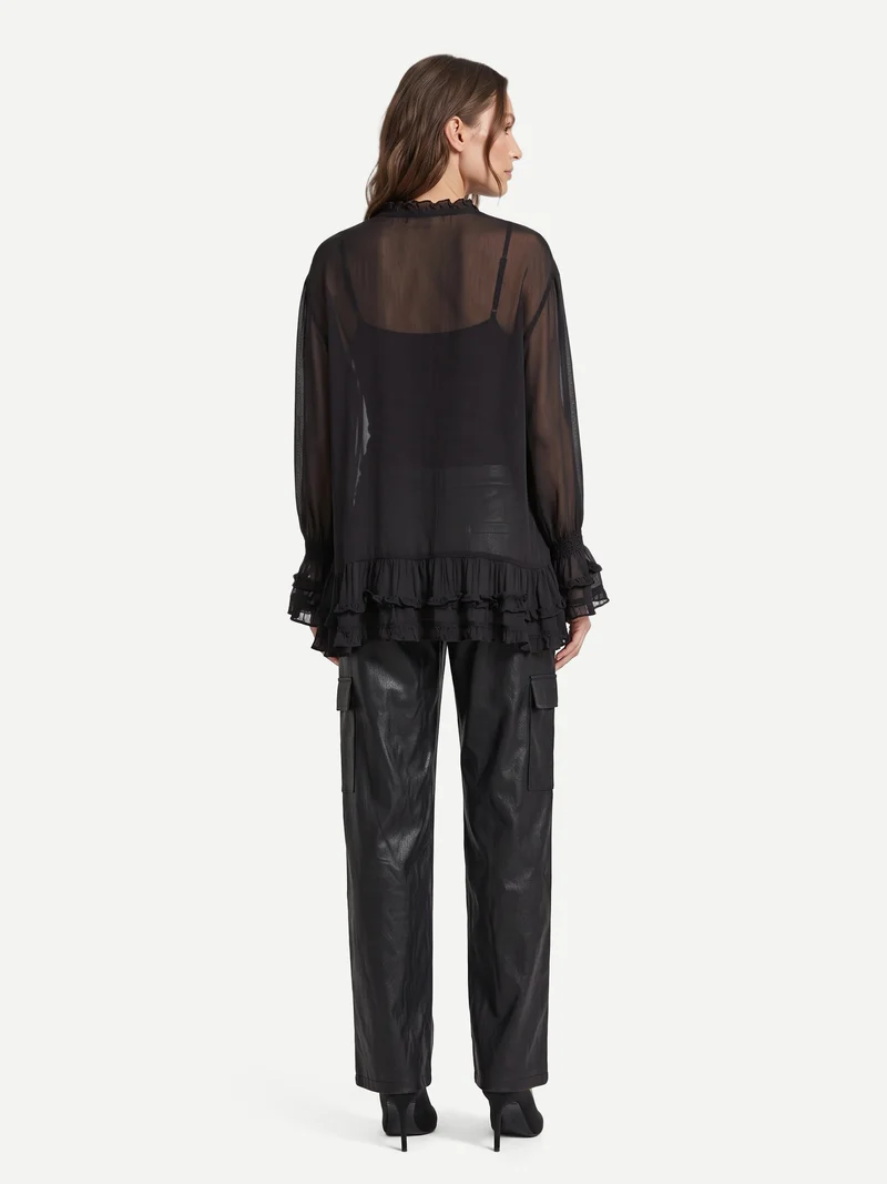FELINE Bluse - Schwarz