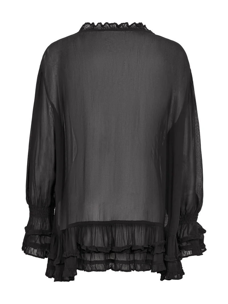 FELINE Bluse - Schwarz