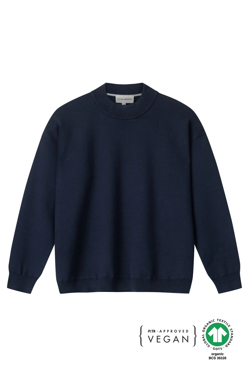 Full Milano Strickpullover Marina Navy