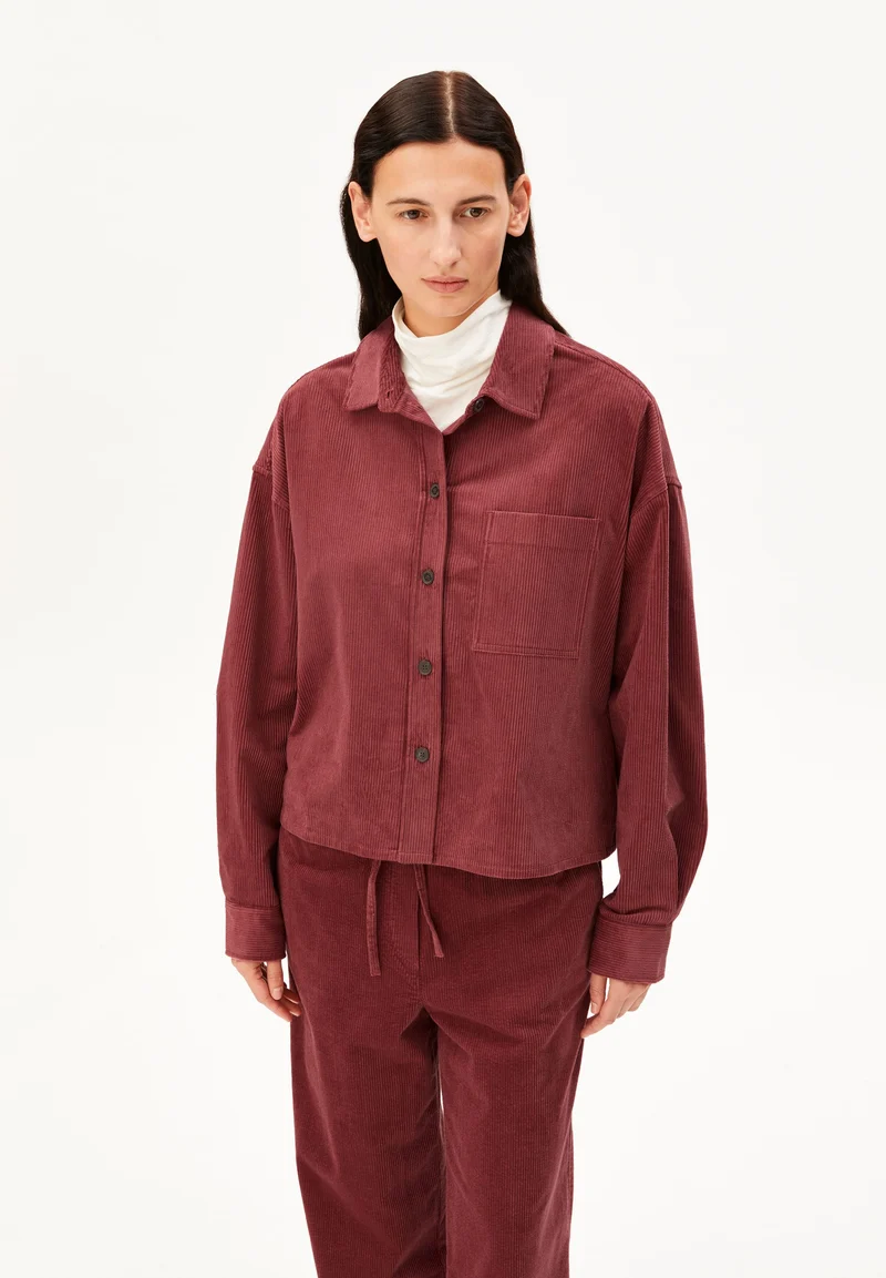 NALAANI CORD-BLUSE