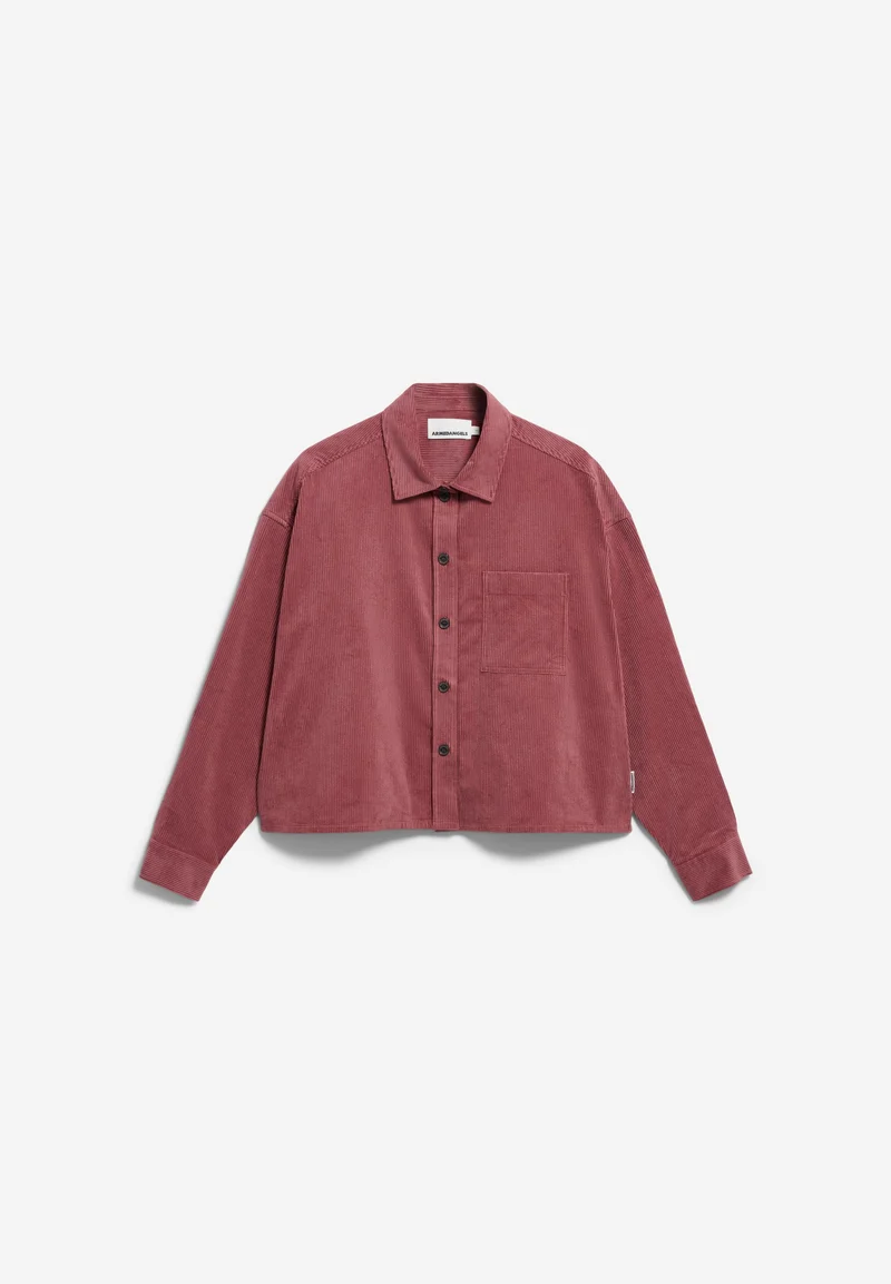 NALAANI CORD-BLUSE | velvet ember