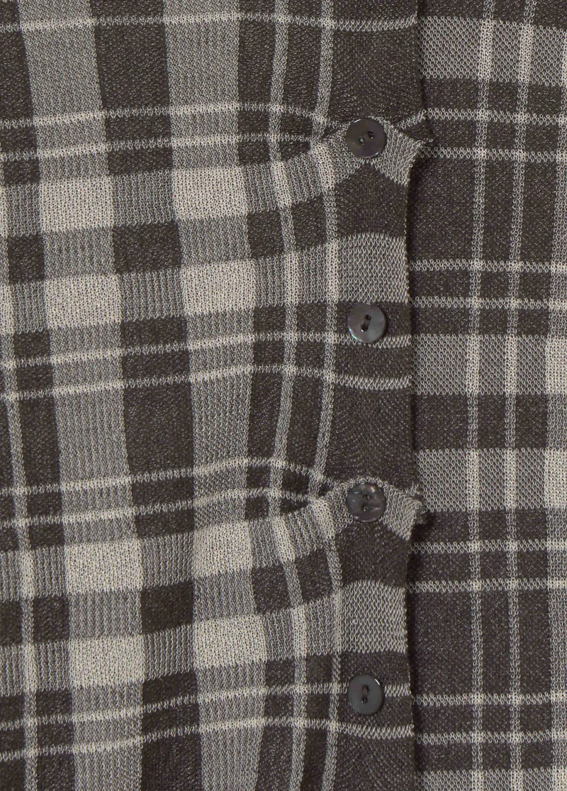 Plaid sweater