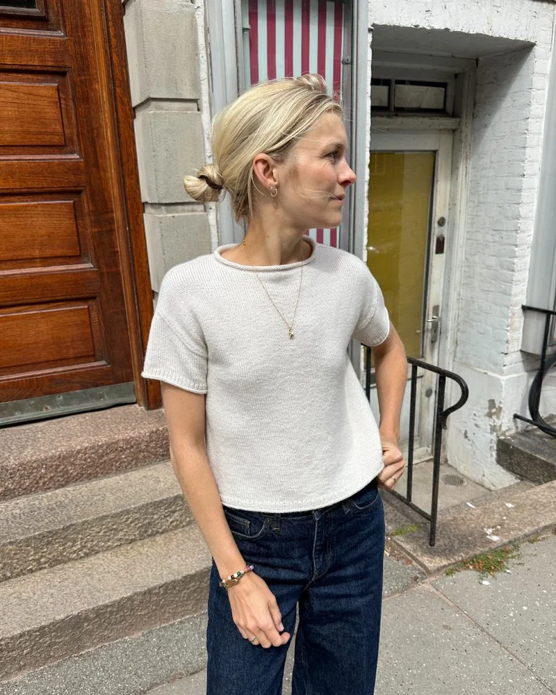 Anleitung Cloud Tee, Petite Knit