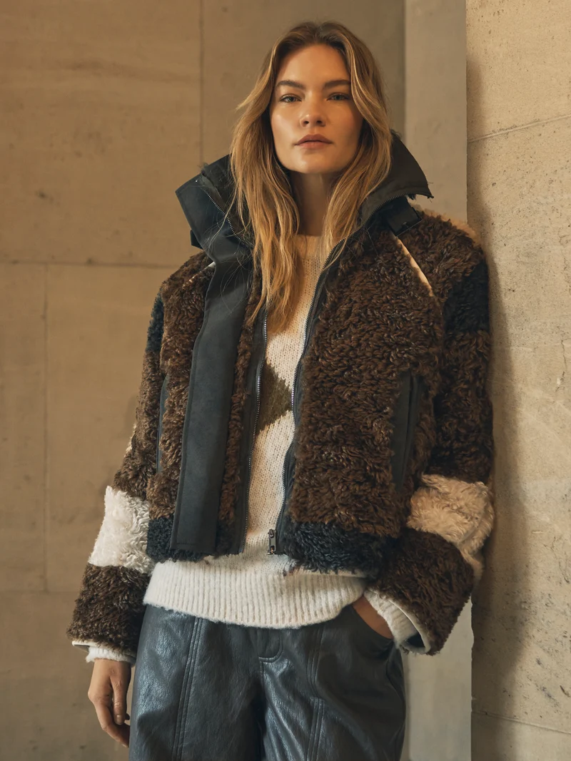 EILEEN Jacke Multi - Caramel Mix