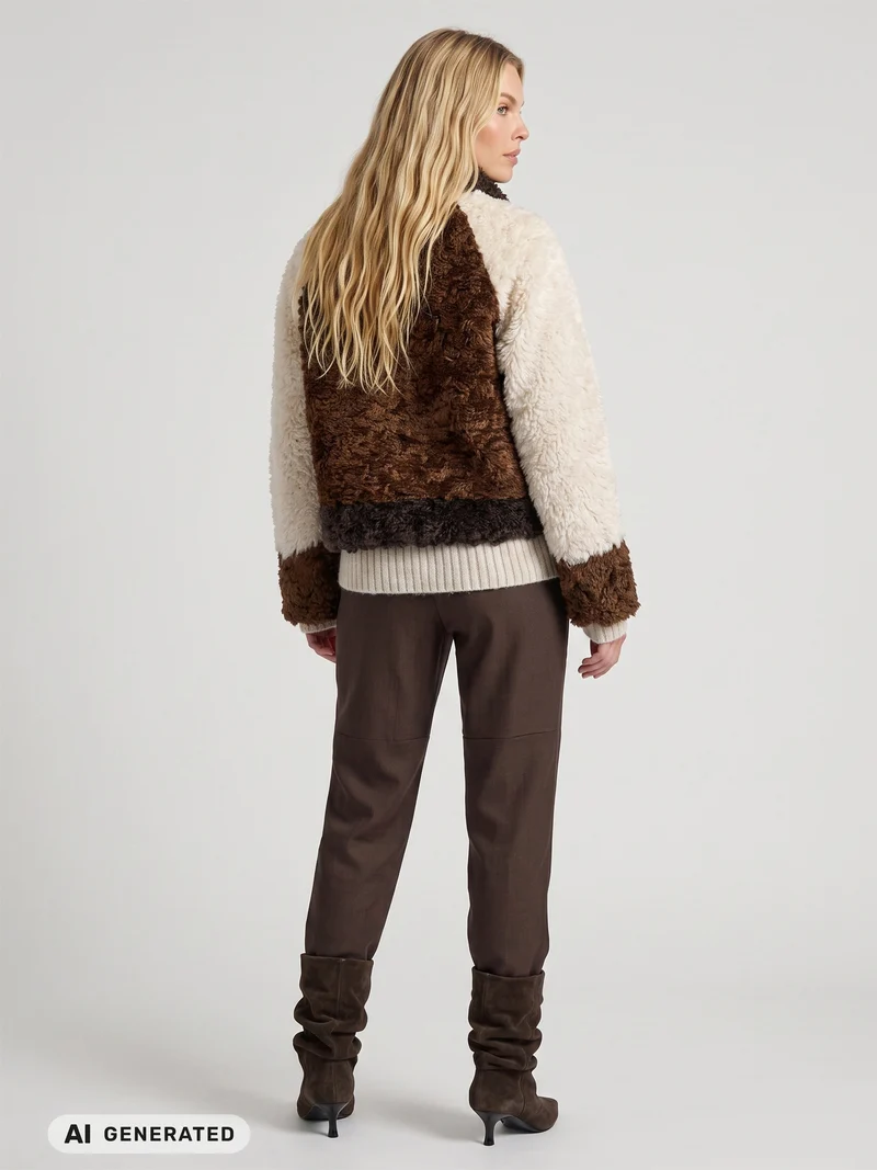 EILEEN Jacke Multi - Caramel Mix